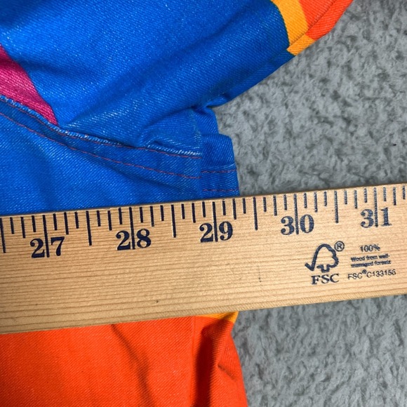 Vintage Wrangler Brushpopper Shirt Men's 19/37 Cowboy Striped VTG 80s 90s NWT - Picture 7 of 9